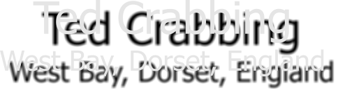 Ted Crabbing West Bay, Dorset, England