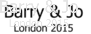 Barry & Jo  London 2015