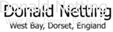 Donald Netting West Bay, Dorset, England